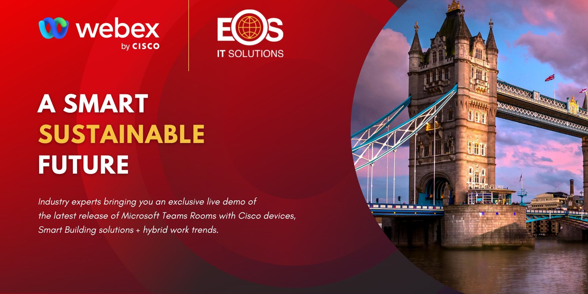 A Smart Sustainable Future An evening with Cisco & EOS